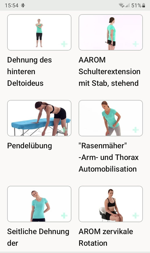 Online Übungsprogramm Sternoklavikuläre Verletzung