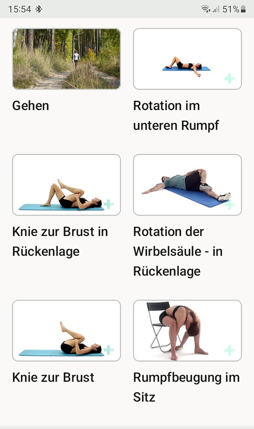 Online Übungsprogramm Lumbales Facettensyndrom