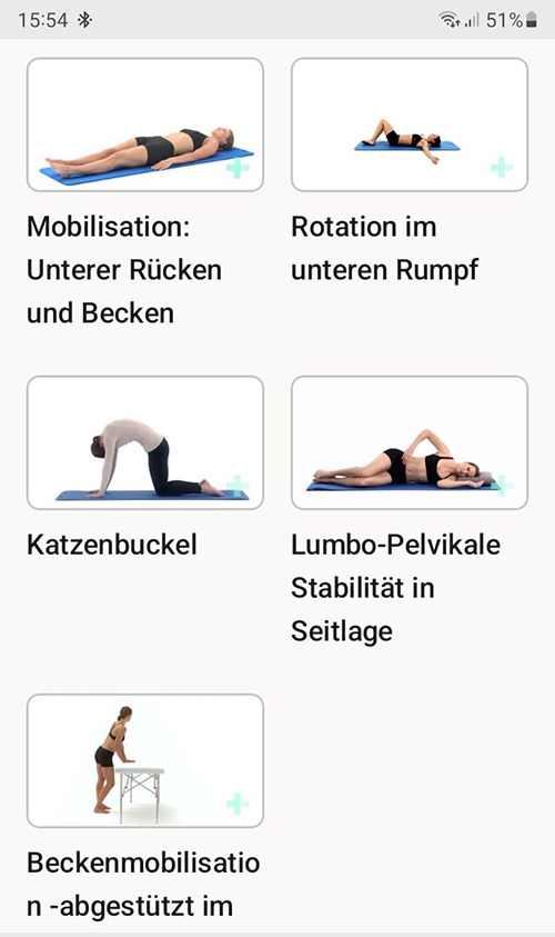 Online Übungsprogramm ISG-Schmerzen