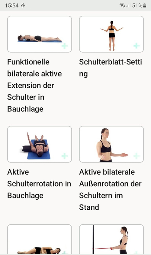 Online Übungsprogramm Subakromiales Schmerzsyndrom