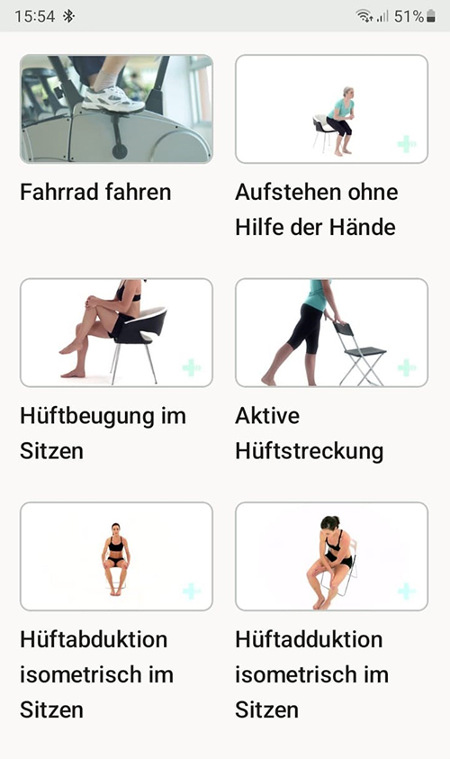 Online Übungsprogramm Hüftarthrose