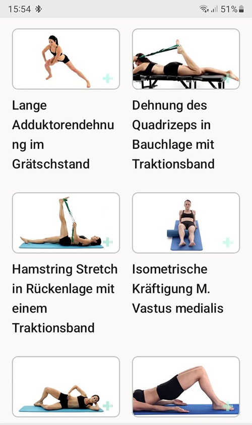 Online Übungsprogramm Patellofemorales Schmerzsyndrom