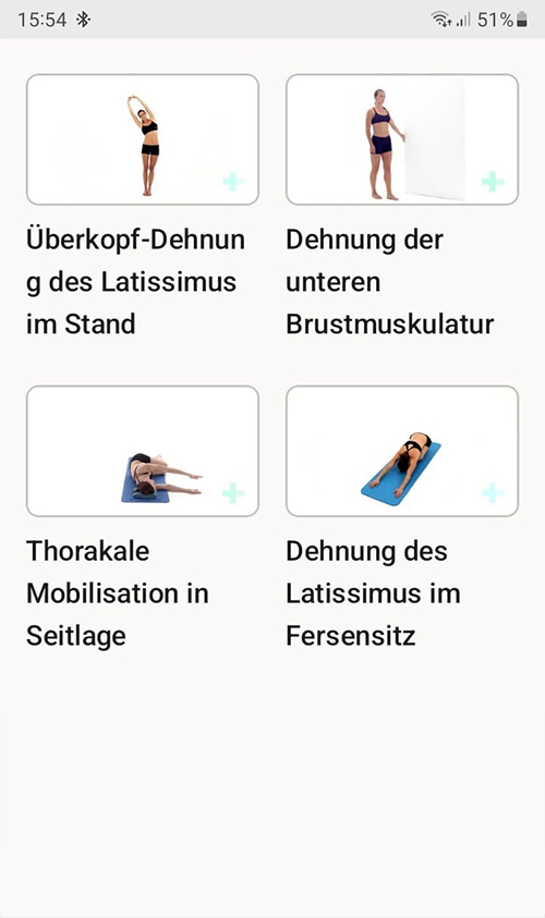 Online Übungsprogramm Tietze-Syndrom